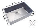 Ver imagem 1 de Cuba Pia Cozinha Gourmet Luxo Aço Inox Elegante Technox