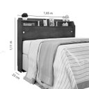 Ver imagem 2 de Cabeceira Box Queen Framar Elisa Malbec