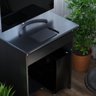 Mesa de Computador Prática 1 Gaveta - Ej Móveis:preto - 2