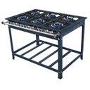 Ver imagem 1 de Fogão Industrial 6 Bocas Duplas 30X30 Baixa P. P7 JL COLOMBO