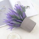 Ver imagem 3 de Kit 10 Galhos Buque Folhagem Planta Lavanda Artificial