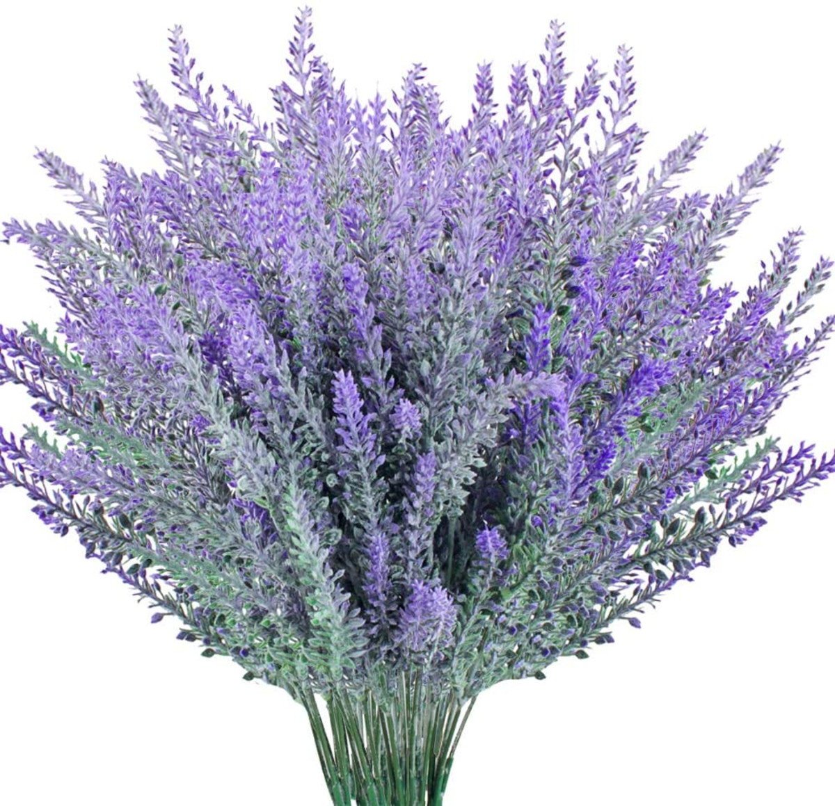 Kit 10 Galhos Buque Folhagem Planta Lavanda Artificial - 1