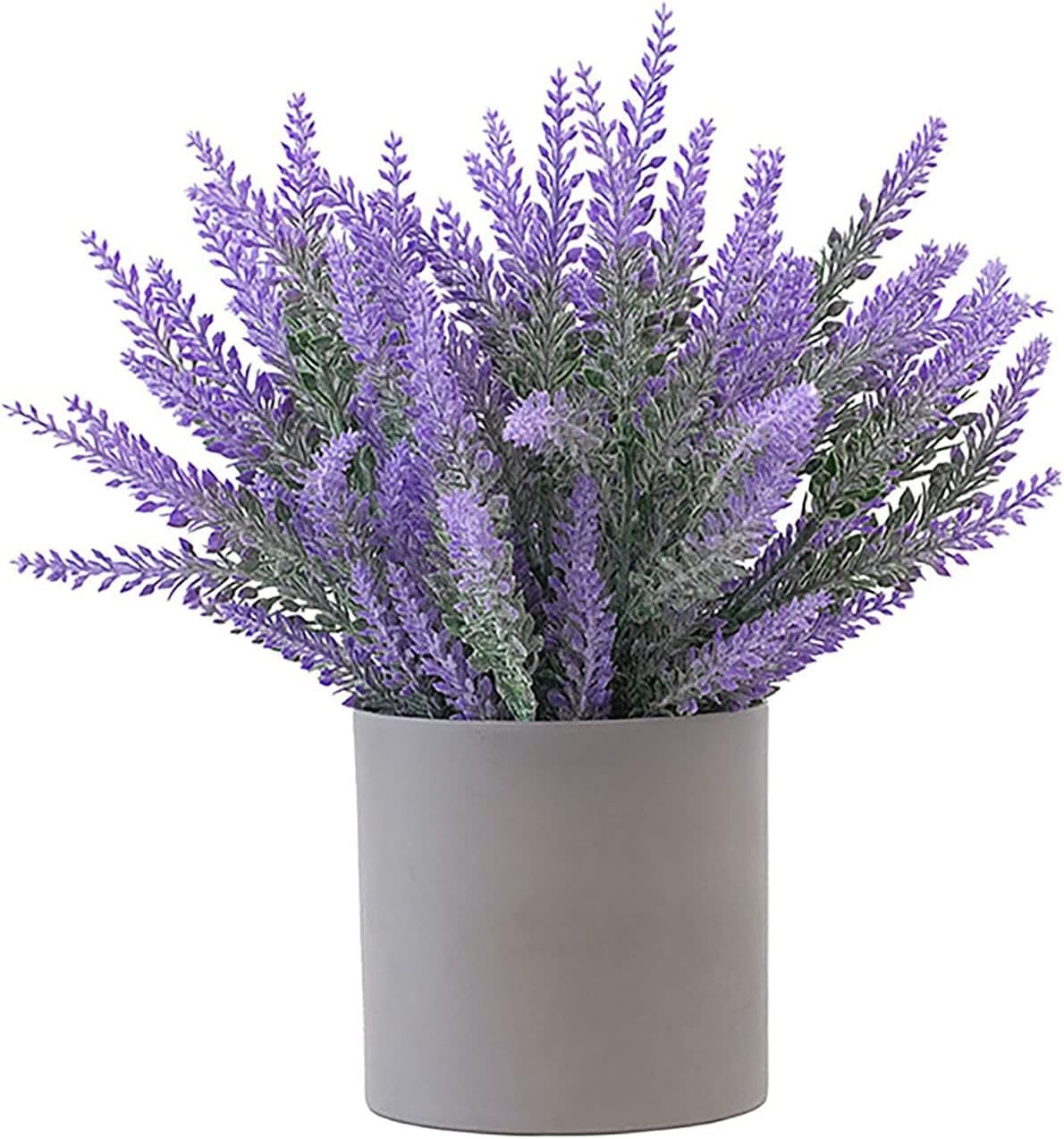 Kit 10 Galhos Buque Folhagem Planta Lavanda Artificial - 6