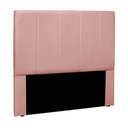 Ver imagem 1 de Cabeceira Cama Box Queen 160 Cm Arizona Veludo S04 - D'Rossi Cor Rosa
