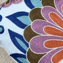 Ver imagem 4 de Capa de Almofada em Linho Bordada Luxo Decorativa 43x43 Cm Estampa C