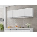 Ver imagem 6 de Armario Aereo 160 cm 4 Portas Andreia Branco REAJL Moveis