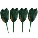 Ver imagem 1 de 4 Plantas Artificiais Folha de Orquidea Parece com a Natural
