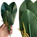 Ver imagem 6 de 5 Galhos de Folhas de Orquidea de Silicone Produto Premium