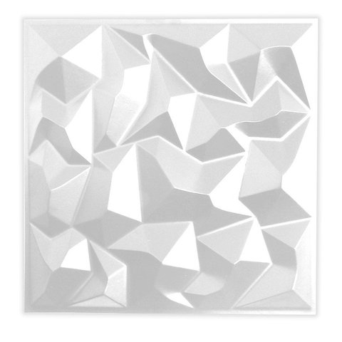 Placa Pianel PVC Diamante 3d Revestimento de Parede Decorativa 50cm