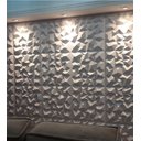 Ver imagem 2 de Placa Pianel PVC Diamante 3d Revestimento de Parede Decorativa 50cm