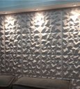 Ver imagem 2 de Placa Pianel PVC Diamante 3d Revestimento de Parede Decorativa 50cm