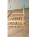 Ver imagem 2 de Cadeirinha de Balanço Infantil Madeira Corda em Nylon 6 Mts