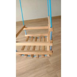 Cadeirinha de Balanço Infantil Madeira Corda em Nylon 6 Mts - 2