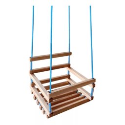 Cadeirinha de Balanço Infantil Madeira Corda em Nylon 6 Mts - 1
