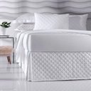 Ver imagem 1 de Saia para Cama Box Queen Petit Poá Ultrawave Boulevard Branco - Altenburg