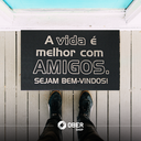 Ver imagem 6 de Tapete Capacho Estampado - 40cm X 60cm:a Vida É Melhor com Amigos