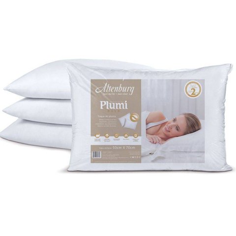 Travesseiro Altenburg Plumi Gold 50cm X 70cm