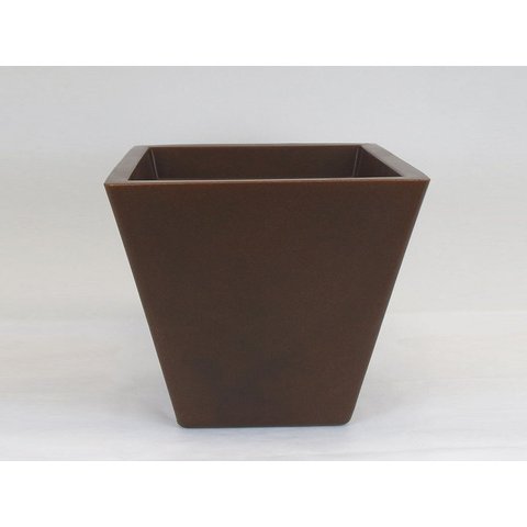 Vaso Cimbidio Conico Tabaco em Mdf 19,5x22cm Paris Luz