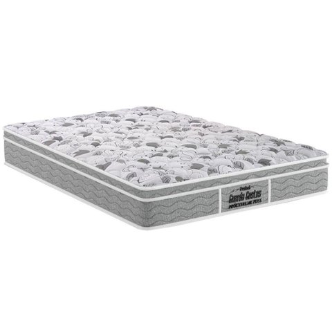 Colchão Queen Probel D45 / EP / Anatômico Guarda Costas Próextreme Plus Euro Pillow Gray (158x198x24
