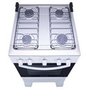 Ver imagem 6 de Fogão 4 Bocas Atlas Coliseum Plus Branco Mesa De Inox Bivolt