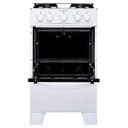 Ver imagem 1 de Fogão 4 Bocas Atlas Coliseum Plus Branco Mesa De Inox Bivolt
