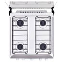 Ver imagem 5 de Fogão 4 Bocas Atlas Coliseum Plus Branco Mesa De Inox Bivolt