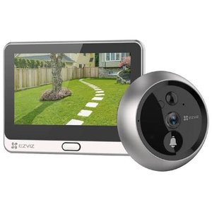 Camera Campainha peephone sem fio CS-DP2C A0-6E2WPFBS EZVIZ