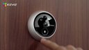Ver imagem 6 de Camera Campainha peephone sem fio CS-DP2C A0-6E2WPFBS EZVIZ