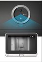 Ver imagem 5 de Camera Campainha peephone sem fio CS-DP2C A0-6E2WPFBS EZVIZ