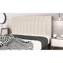 Ver imagem 5 de Cabeceira Cama Box Queen 160cm Carla Suede Bege e Frame