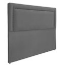 Ver imagem 1 de Cabeceira de Cama Estofada Sevilha Diamond Premium Suede Rbl:queen Tradicional/cinza