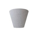 Ver imagem 1 de Arandela Retro Cone Vivare Md-2001 Cúpula Tecido 25/26x13cm - Rustico Cinza - 110V/220V (Bivolt)