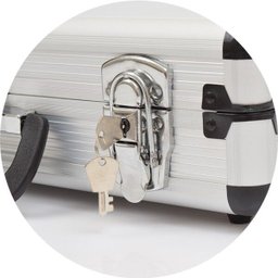 Maleta Organizadora de Ferramentas em Alumínio Grande - Fertak - 4