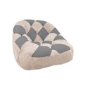 Ver imagem 2 de Kit 02 Poltrona Paloma Escritório Sala Pé Plástico Suede Bege e Suede Cinza - Dominic Decor