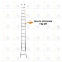 Ver imagem 4 de Escada Alumínio 3 em 1 Extensiva 2 X 14 - 28 Degraus Alumasa