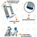 Ver imagem 6 de Escada Alumínio 3 em 1 Extensiva 2 X 14 - 28 Degraus Alumasa