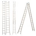 Ver imagem 1 de Escada Alumínio 3 em 1 Extensiva 2 X 14 - 28 Degraus Alumasa