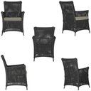 Ver imagem 3 de 4 Poltronas e 1 Mesa Igapó Alumínio Marrom Corda Náutica E8 Preto