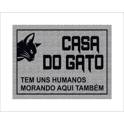 Tapete Capacho Casa do Gato