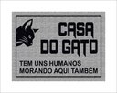 Ver imagem 1 de Tapete Capacho Casa do Gato