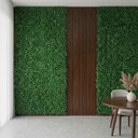 Ver imagem 3 de 18 Placas Revestimento Parede Folhas Artificiais Jardim Vertical 3d Decoração Verde