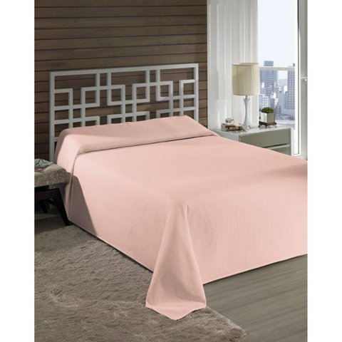 Kit Colcha Dohler Casal Liso 3pçs 220x250m Salmão