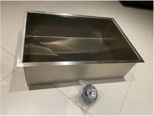 Cuba Inox Pia Cozinha Gourmet Quadrada 60x40 Louças - 2