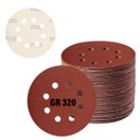 Ver imagem 1 de Kit 50 Discos de Lixa Velcro 125mm 4.1/2” Grão 320