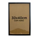 Ver imagem 4 de Moldura para Quadro Decorativo 30x40cm com Vidro - Várias Cores