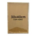 Ver imagem 3 de Moldura para Quadro Decorativo 30x40cm com Vidro - Várias Cores