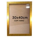 Ver imagem 2 de Moldura para Quadro Decorativo 30x40cm com Vidro - Várias Cores