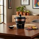 Ver imagem 5 de Chapa de Pedra Gourmet Fondue 31cm + Panela 800ml + Rechauds