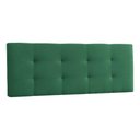 Ver imagem 6 de Canto Alemão Recamier Bau + Painel Madri 160cm Veludo Verde - Inova Decor