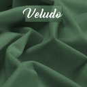 Ver imagem 7 de Canto Alemão Recamier Bau + Painel Madri 160cm Veludo Verde - Inova Decor